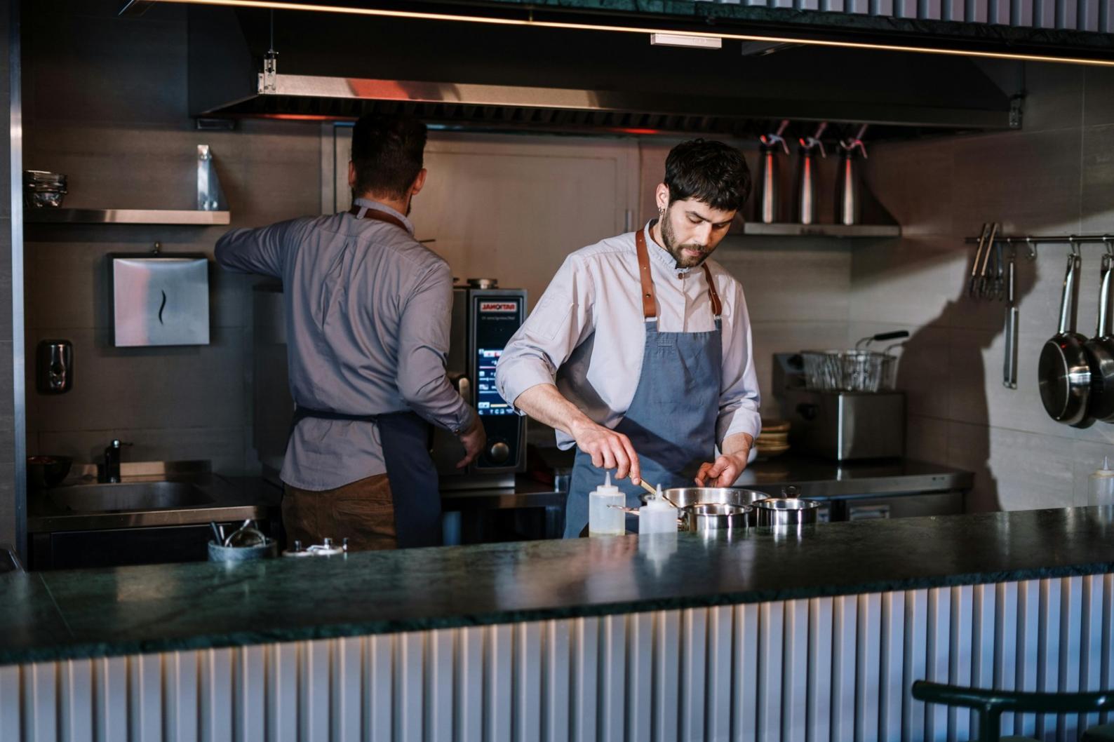 Traditional cooking preparation with authentic ingredients and tools